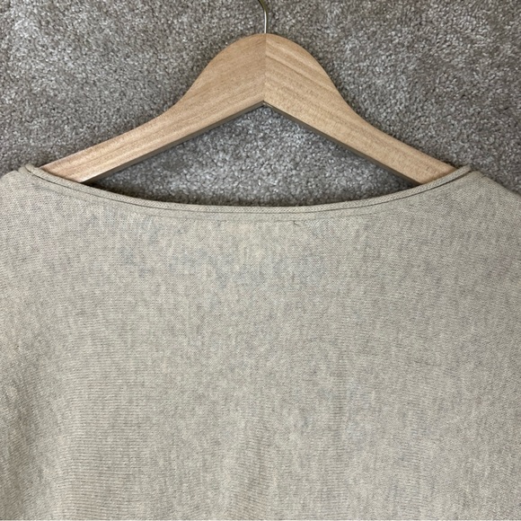 Pure Jill Sweater Womens Medium Petite Beige Kimono Pullover Cotton Blend-4284 - Picture 9 of 11